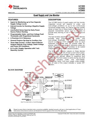 UC2903DWTR datasheet  